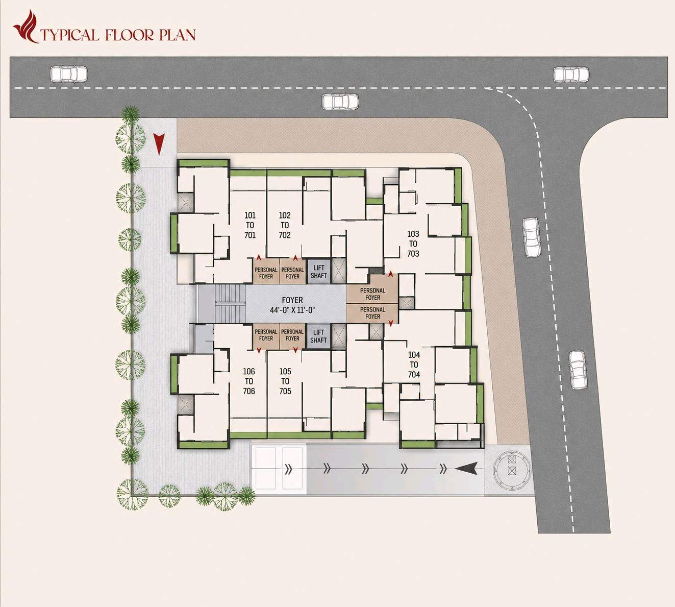 2 BHK Unit