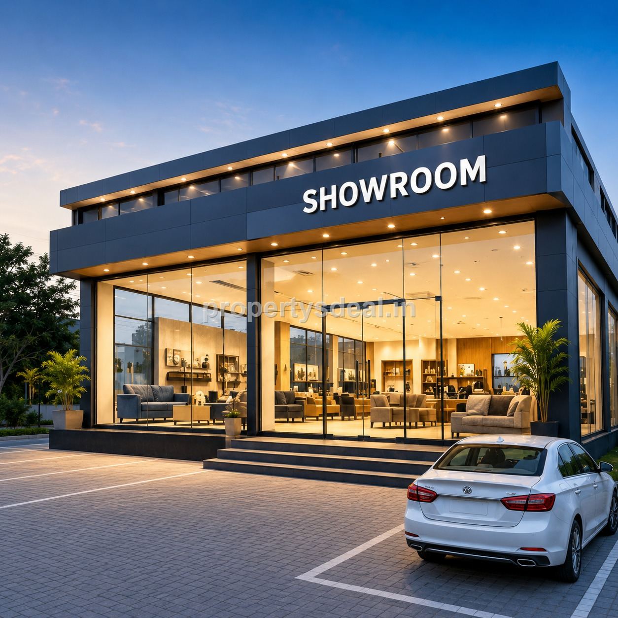 Commercial Showroom for Rent in Gondal Road , Rajkot / 1,25,000